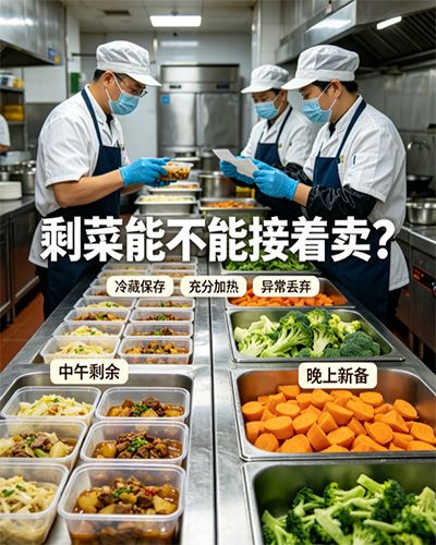 中午卖不完的剩菜，到底能不能留到晚上接着卖？