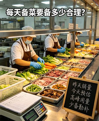 每天备菜要备多少合理？