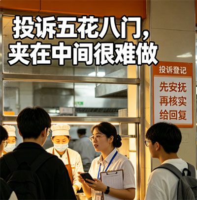 投诉五花八门，夹在中间很难做