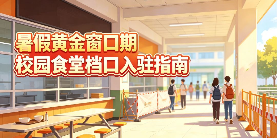暑假黄金窗口期：校园食堂档口入驻指南