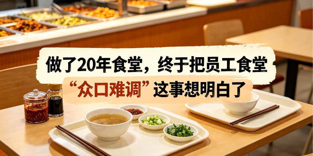做了20年食堂，终于把员工食堂“众口难调”这事想明白了 团餐实拍图1