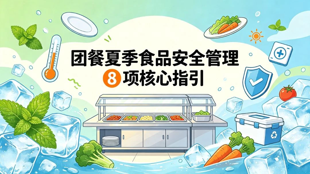 团餐夏季食品安全管理 8 项核心指引 团餐实拍图1