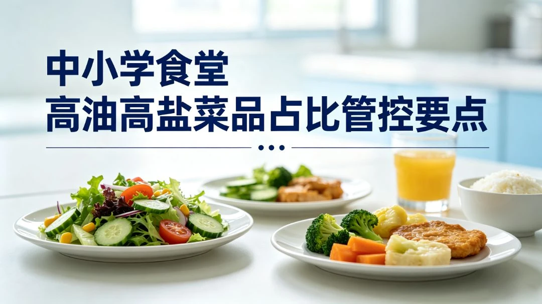 中小学食堂：高油高盐菜品占比管控要点