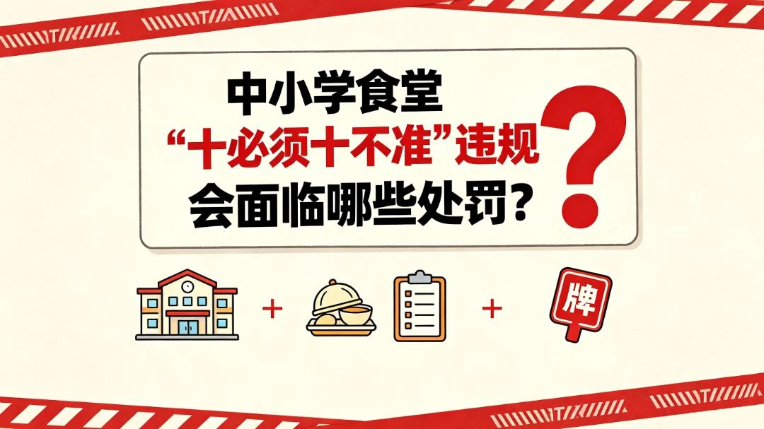 中小学食堂“十必须十不准”违规，会面临哪些处罚？ 团餐实拍图1