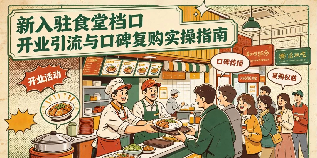 新入驻食堂档口开业引流与口碑复购实操指南 团餐实拍图1
