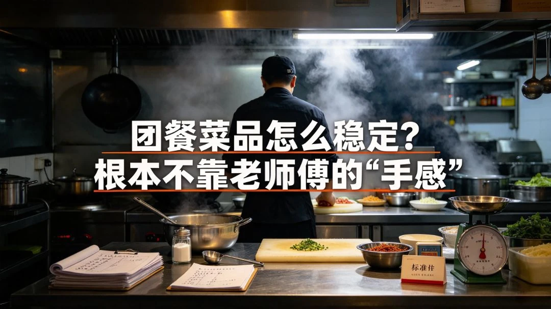 团餐菜品怎么稳定？根本不靠老师傅的 “手感” 团餐实拍图1