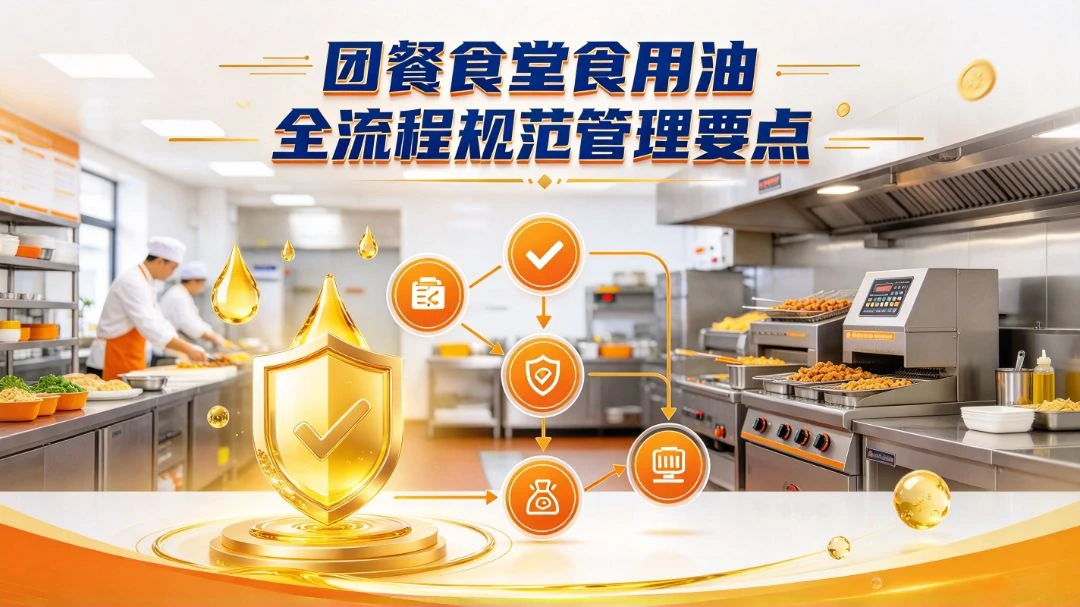团餐食堂食用油全流程规范管理要点