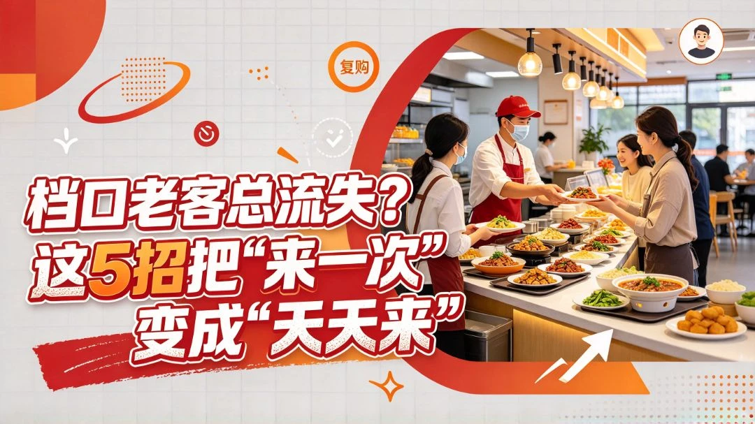 档口老客总流失？这5招把“来一次”变成“天天来”