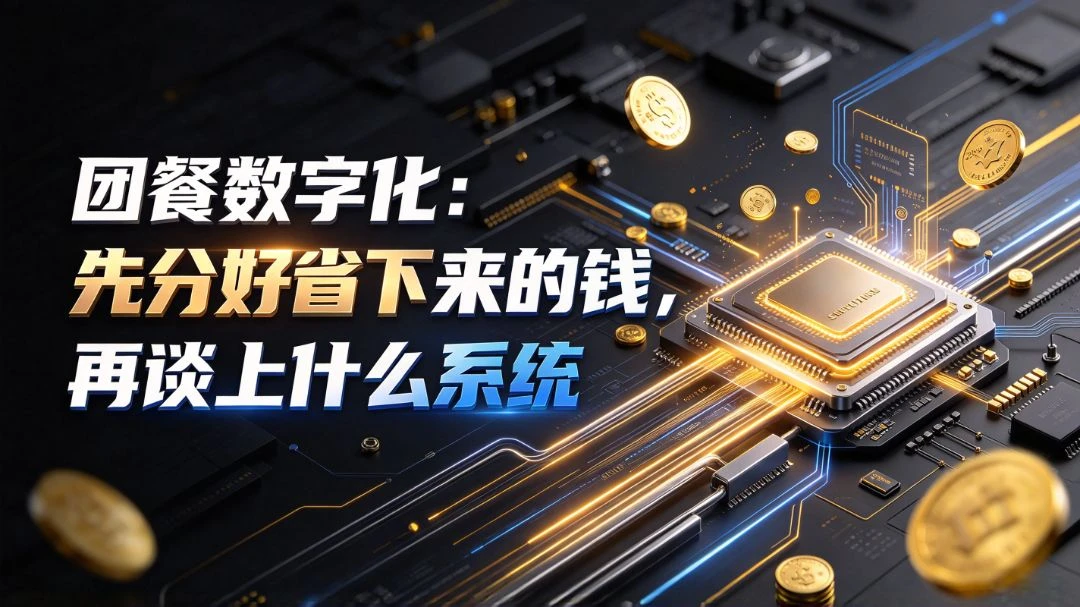 团餐数字化：先分好省下来的钱，再谈上什么系统
