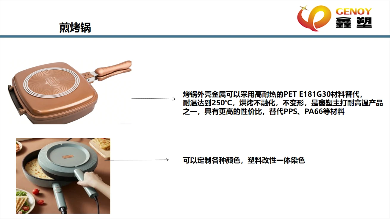 煎烤锅 PET E181G30 材料替代