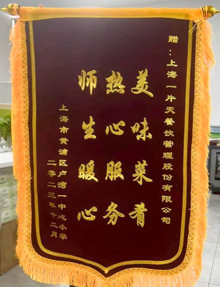 黄浦卢湾一中心小学锦旗