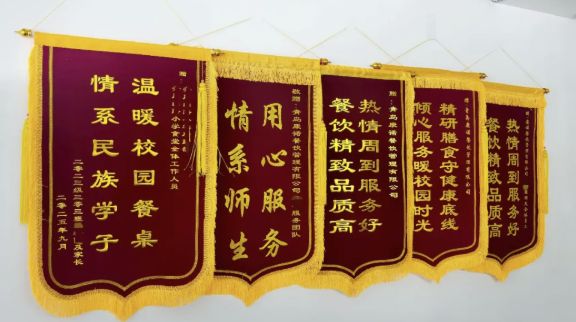 公司获得的部分锦旗