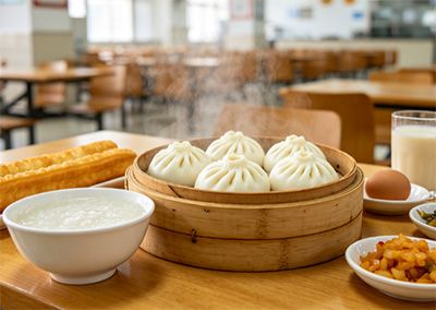 为金华五监提供早餐包子馒头等