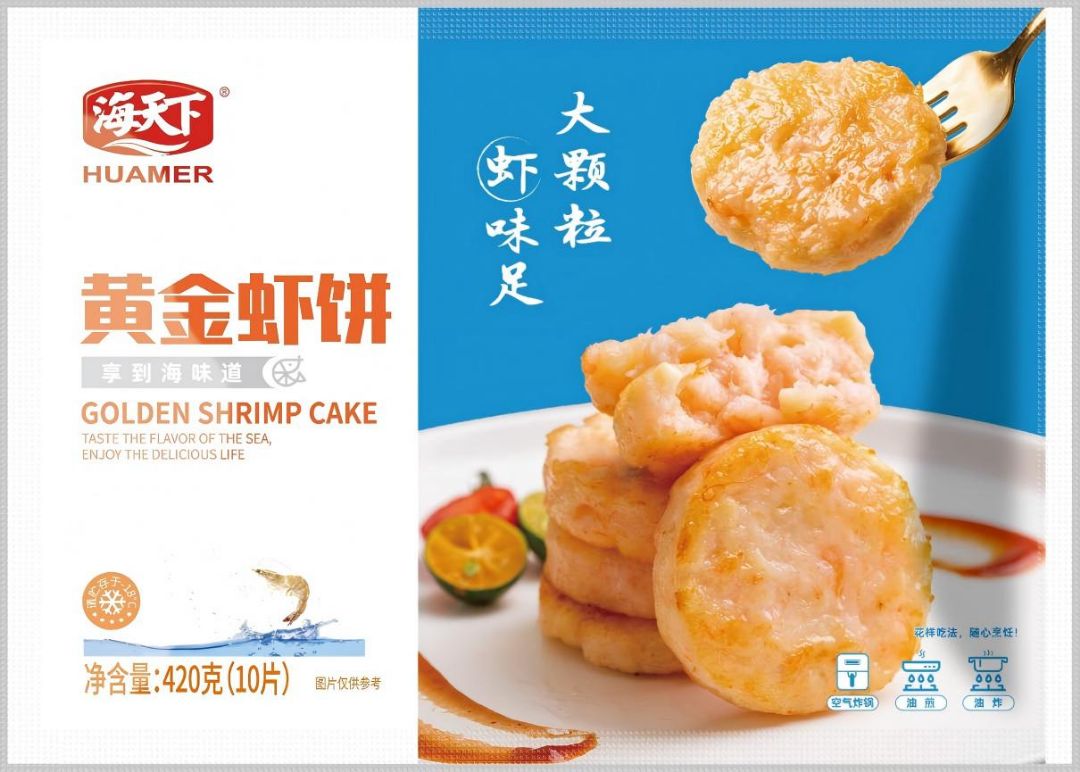 海天下黄金虾饼420g